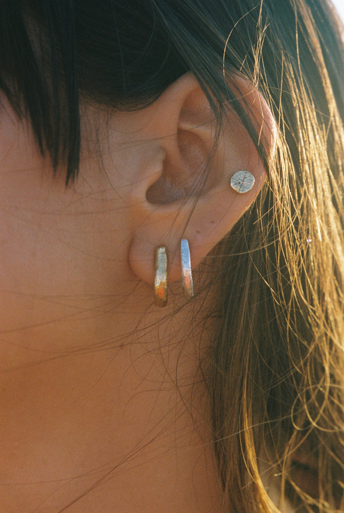 JULY earrings raw