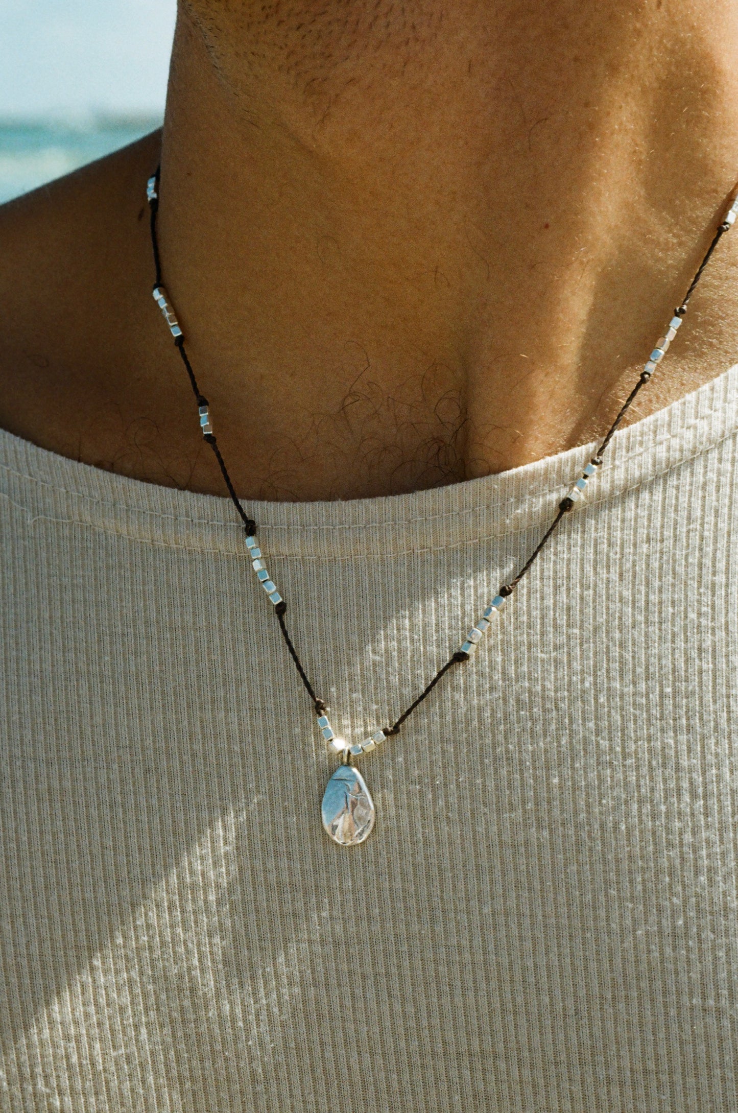 MAIM macrame necklace