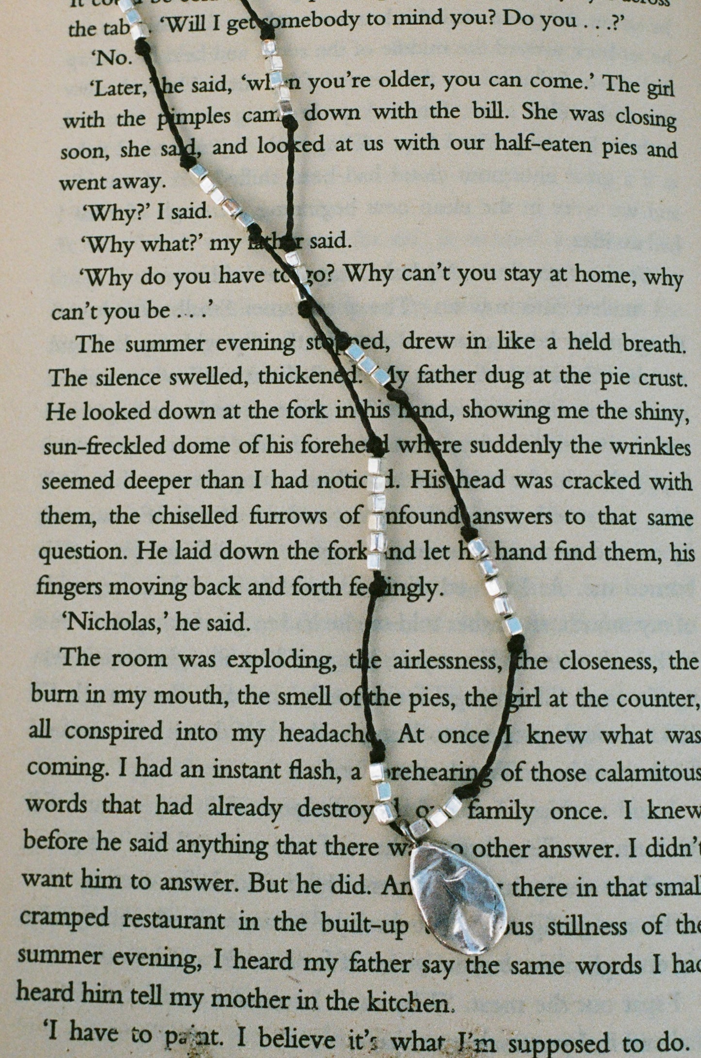 MAIM macrame necklace