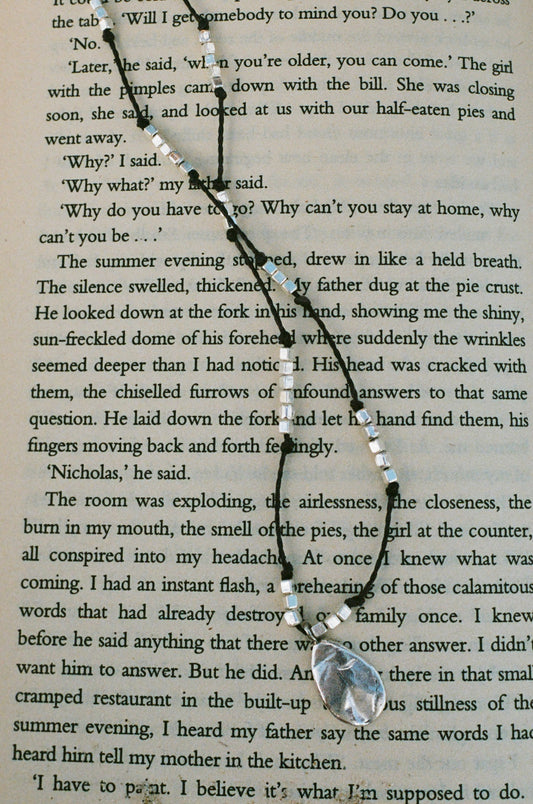 MAIM macrame necklace