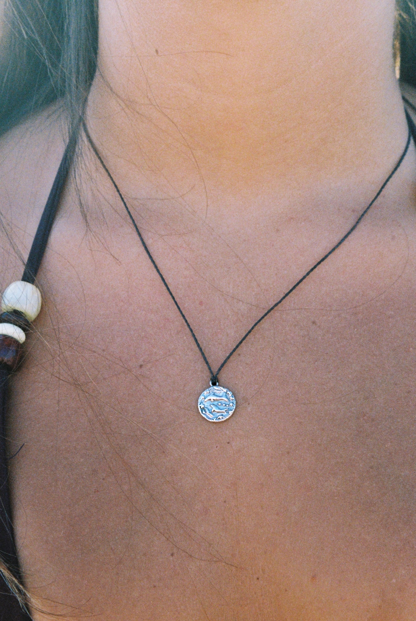 Macrame DOLPHINS NECKLACE
