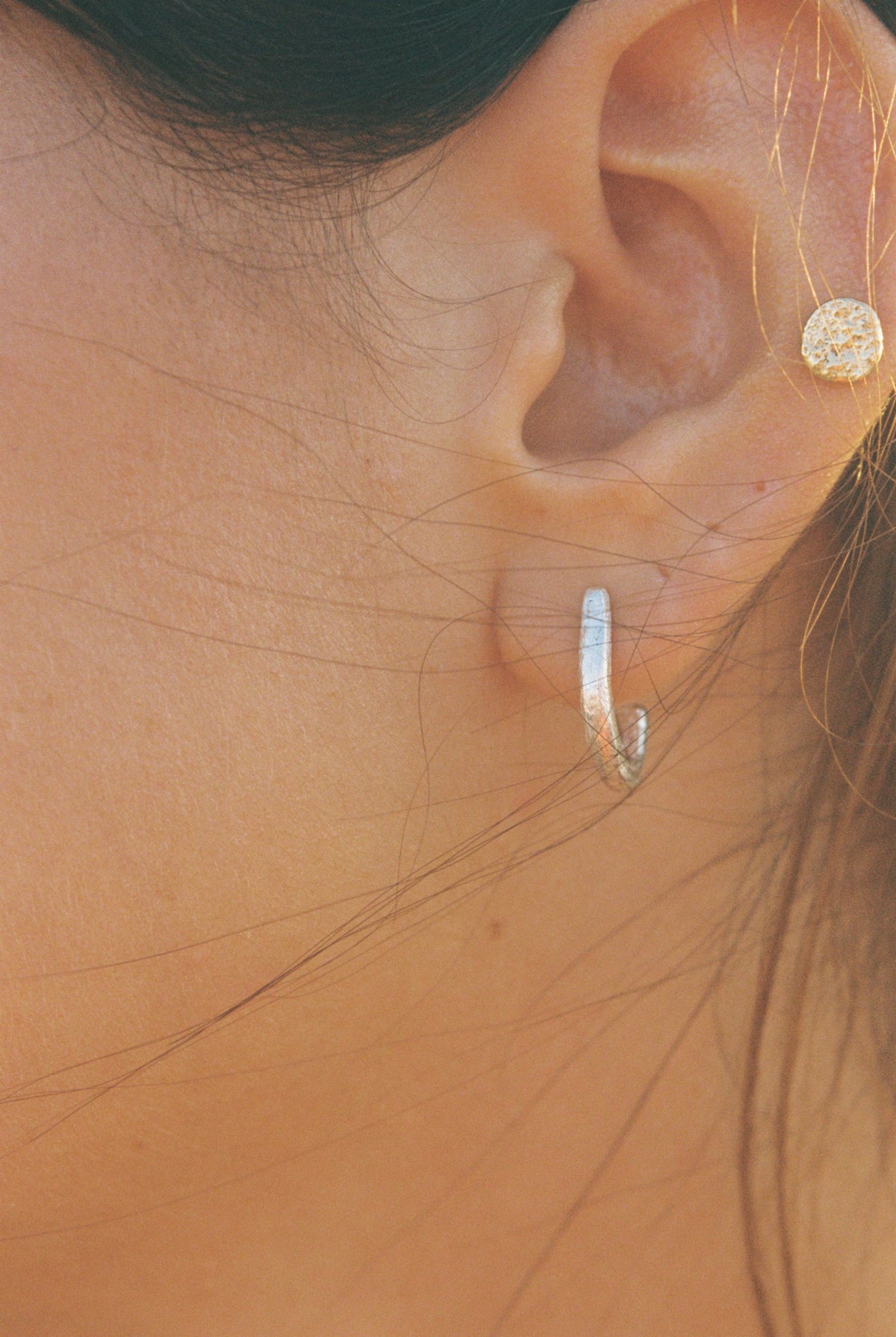 JULY earrings raw