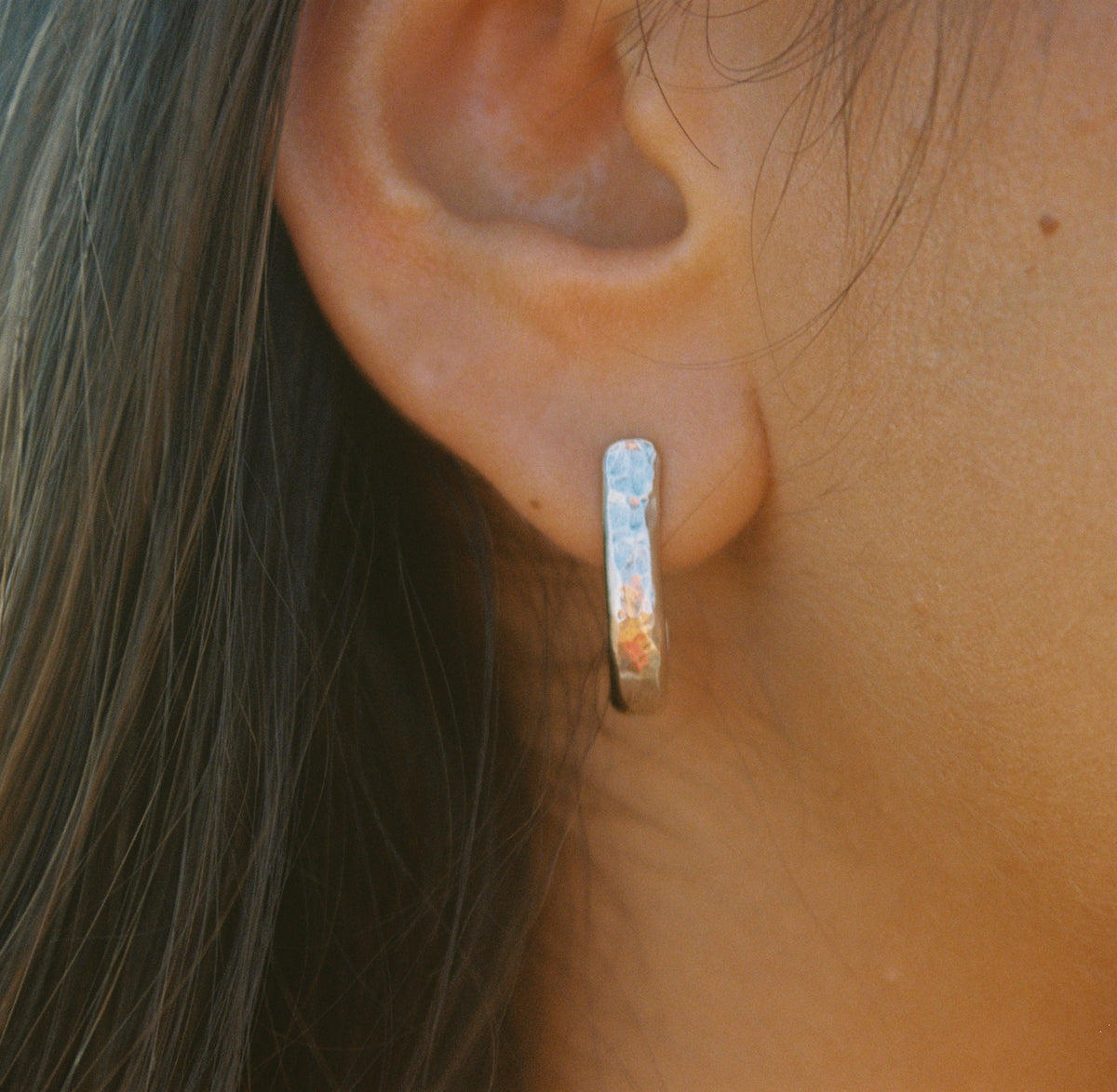 JULY earrings beaten